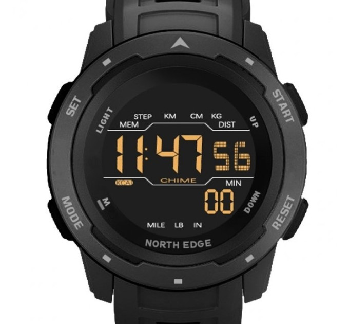 Годинник North Edge MARS Pro Black спорт