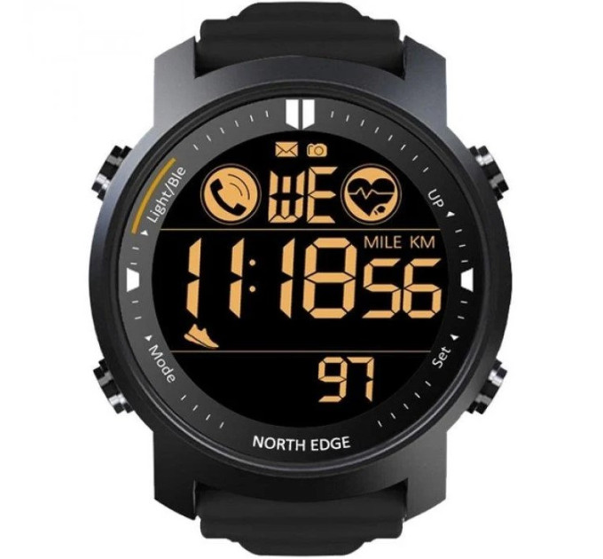 Годинник чоловічий North Edge LAKER 5BAR Black (9990_bestNM)