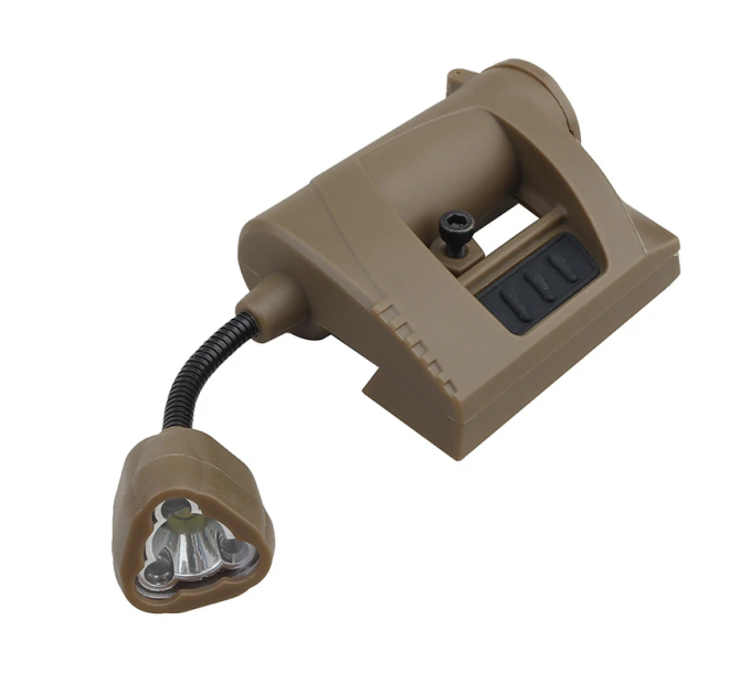 Тактичний ліхтарик на шолом LT-09-T (4 LED)