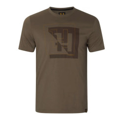 Футболка Harkila H-logo S/S коричнева