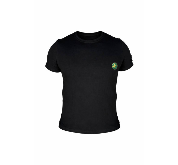 Футболка чорна Stone Island