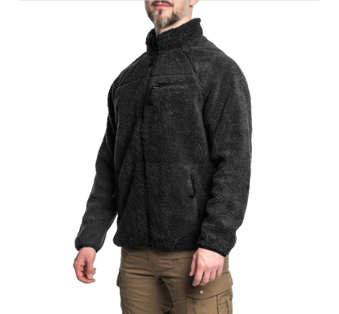 Куртка чорна Brandit Teddyfleece
