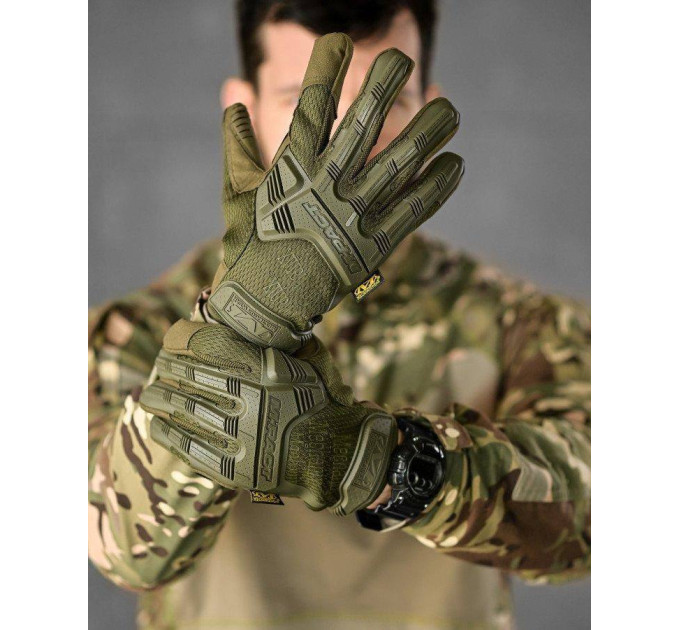 Рукавиці тактичні Mechanix олива 