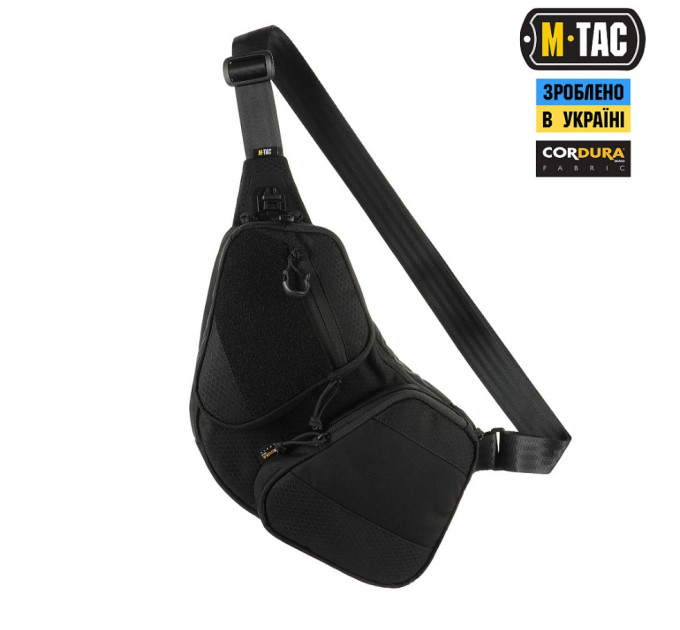Сумка M-Tac Bat Wing Bag Elite Hex Black - чорний